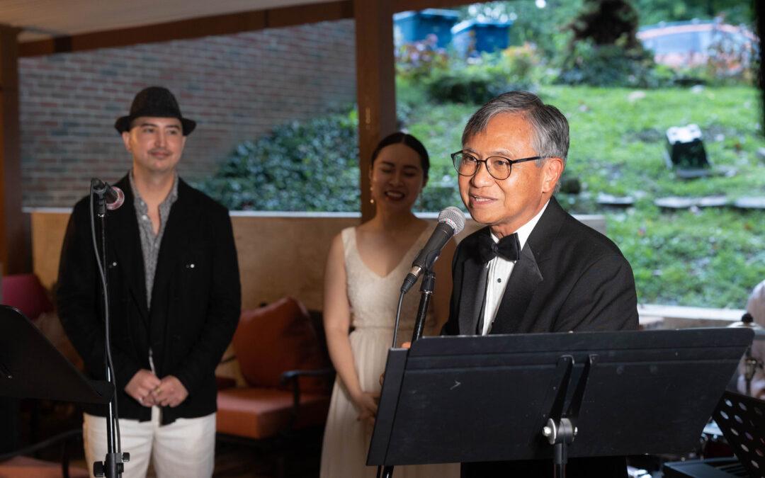 In the rain, a rendition of songs for a cause
