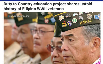 Duty to Country education project shares untold history of Filipino WWII veterans
