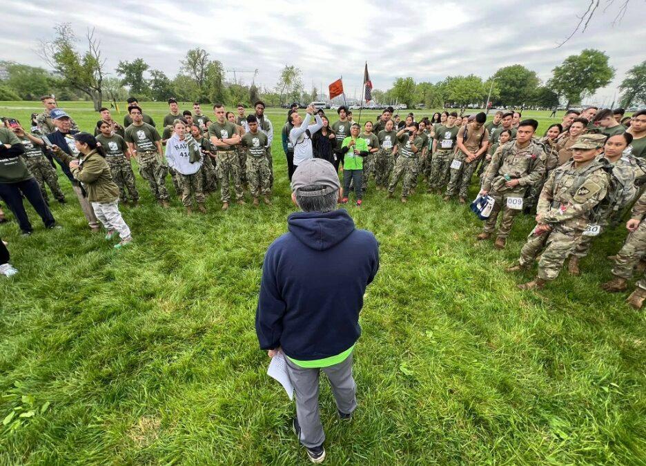 Hundreds gather at Dangerfield Island for the 4th Bataan Memorial Death March